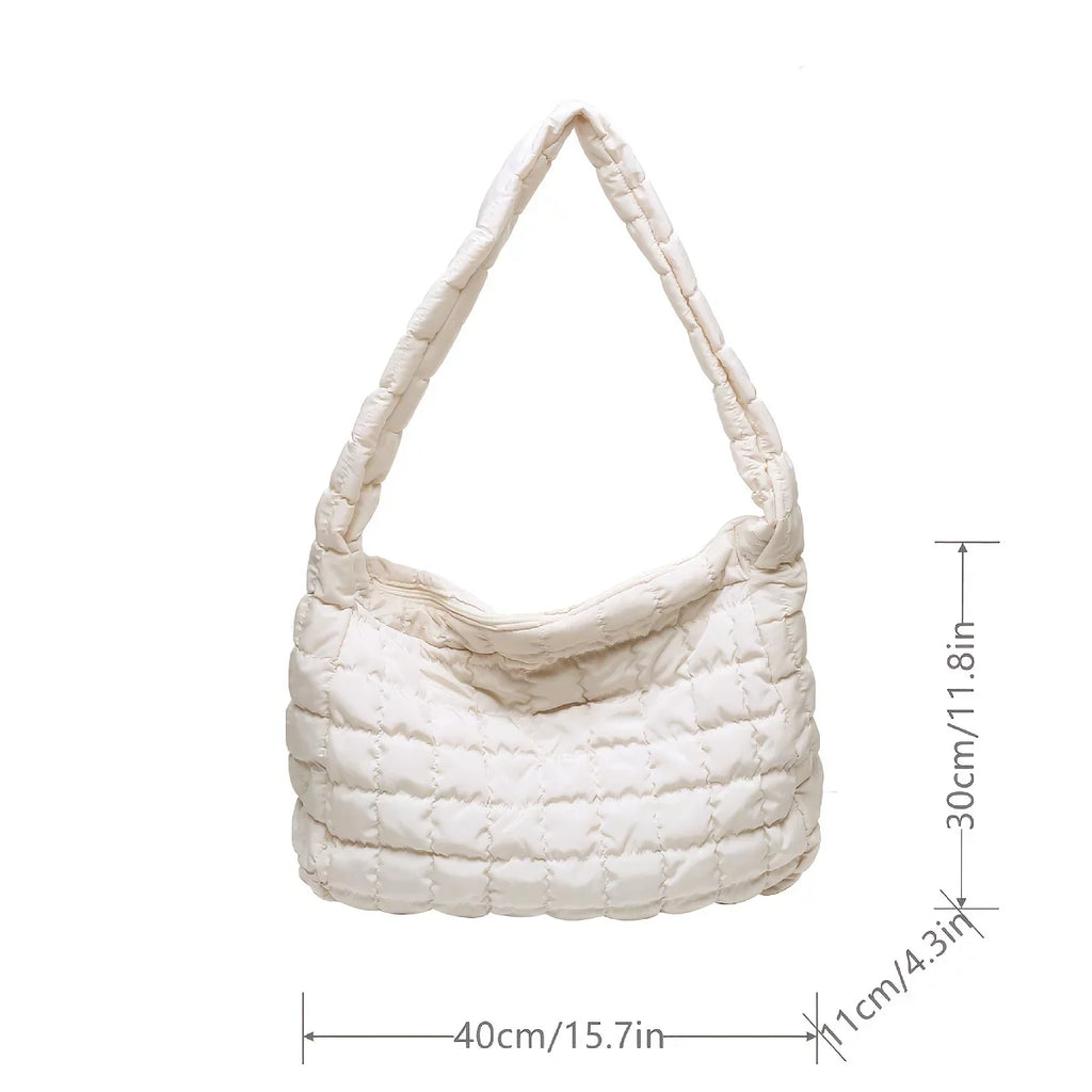Argyle Filled Junior Capacity Crossbody For Cotton Tote, Work Padded Bag, Bag Hobo Large Tote Quilted Quilted Shoulder