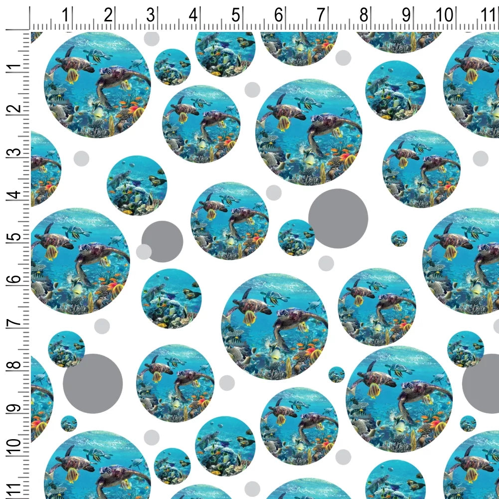 Premium Paper Roll Reef Sea Diving Gift Ocean Wrap Wrapping Turtles Coral