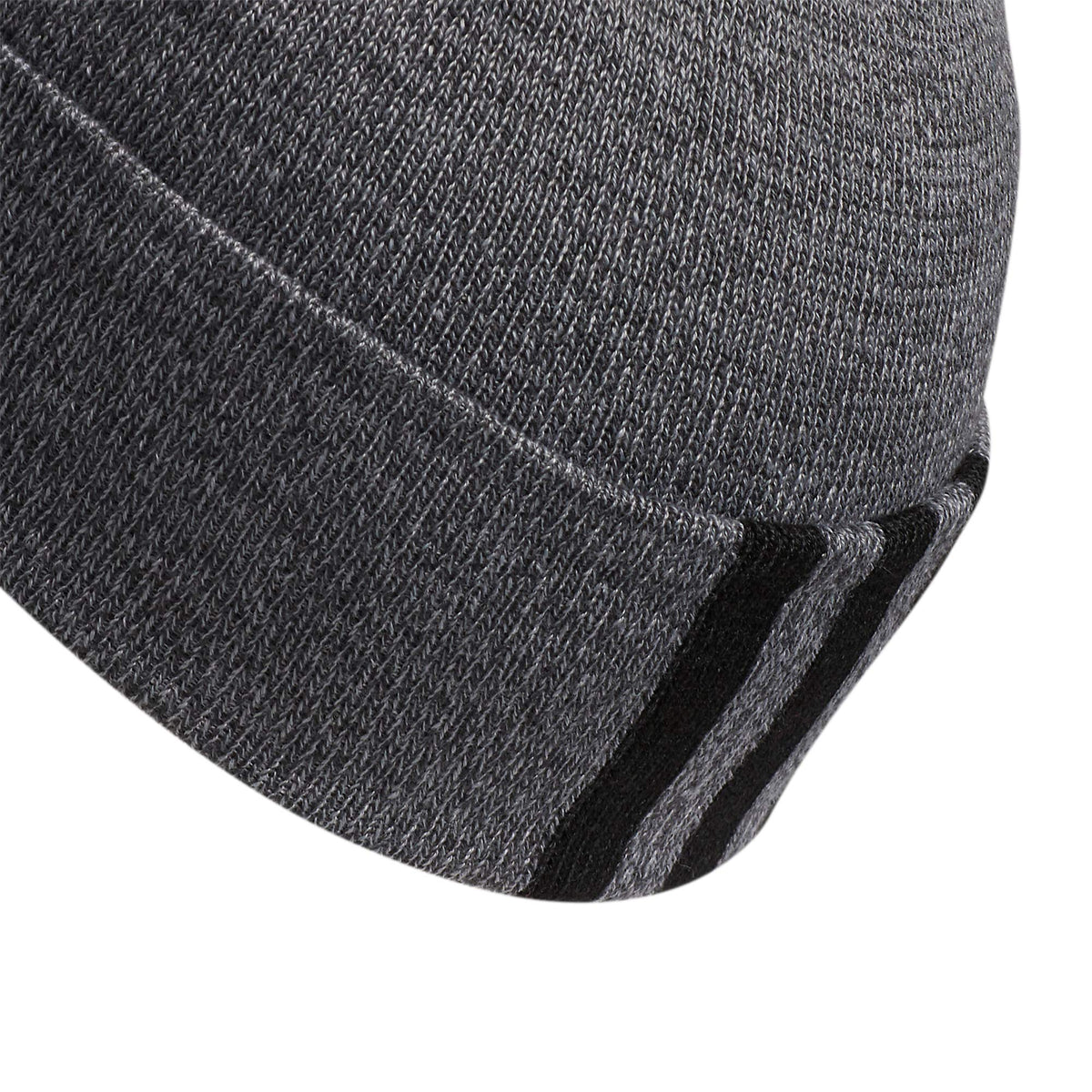 Beanie, Size Men's Carbon-Grey Twist/Black/White F21, Fold Amplifier One