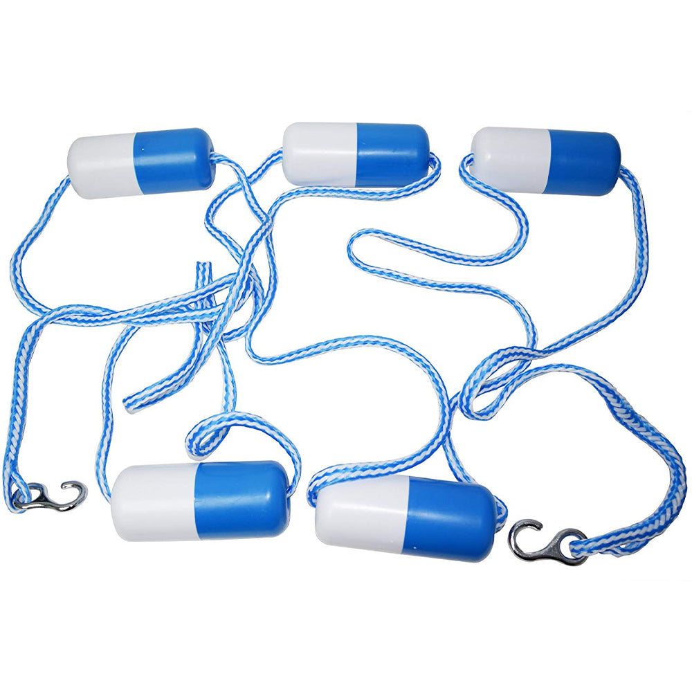 Devil Pool Rope 16" Blue Floats, Swimming and