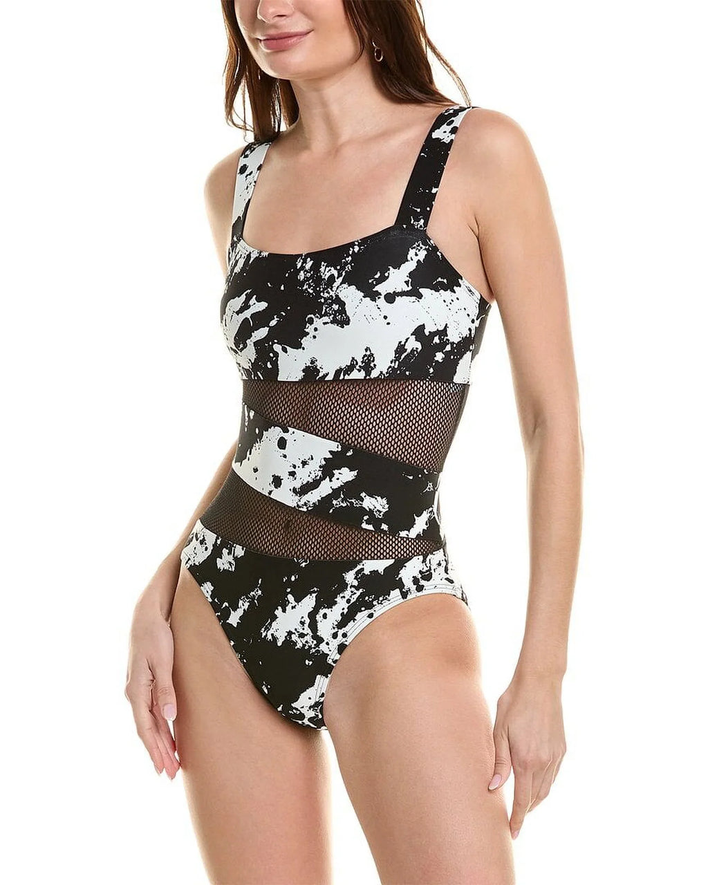 Carmen womens Marc 8, One-Piece, Valvo Spliced Black