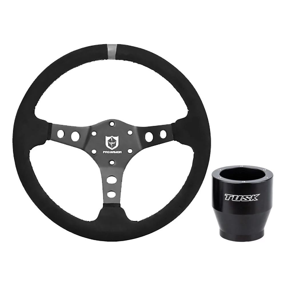 Wheel Steering Wheel RANGER Steering Top Marker HD Wheel 2010-2012,2014 Suede For Polaris Steering Hub Pro Tusk with Armor 800