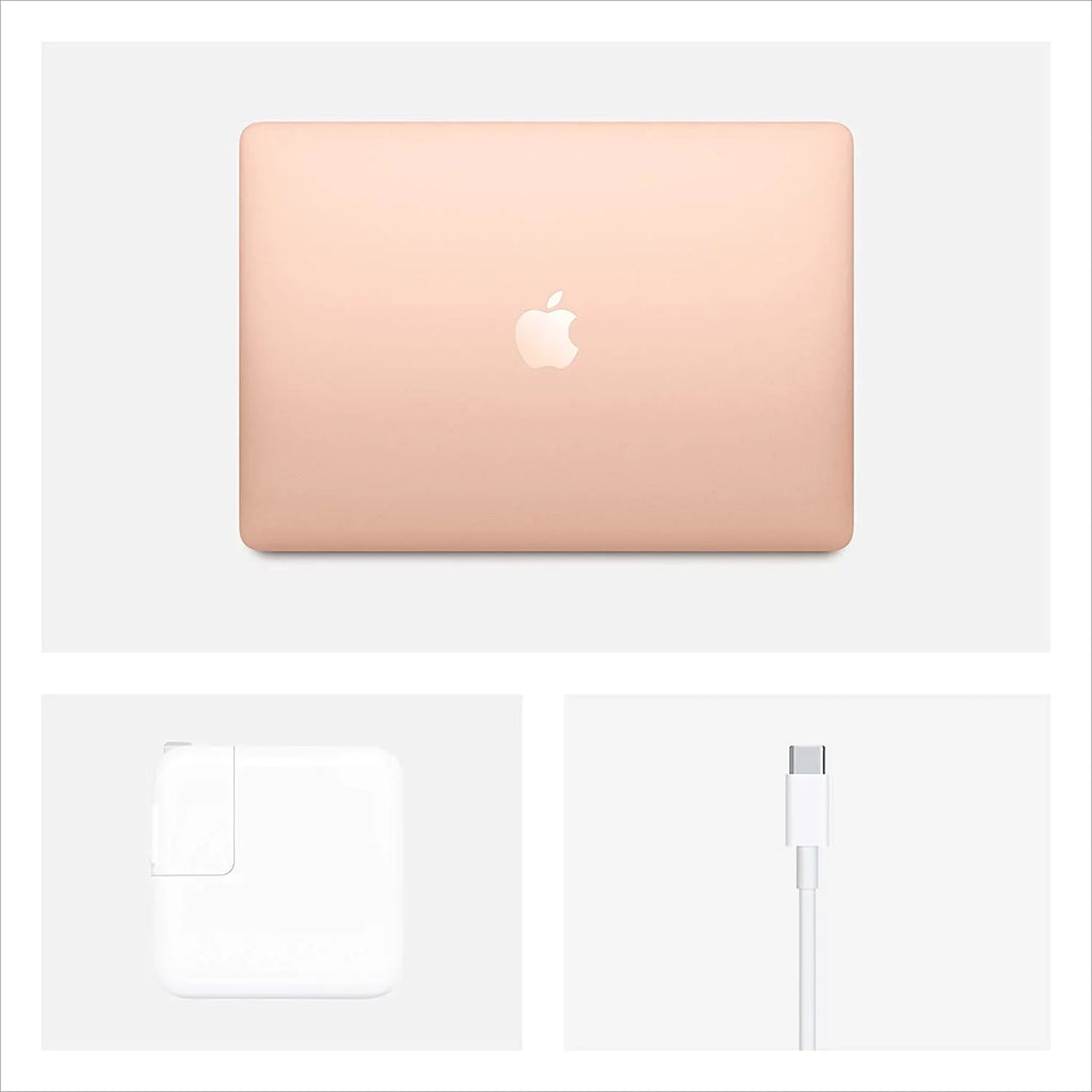 (Used) Air display RAM 256GB 16GB MacBook Pre-Owned 13.3 10th 1.1 Gen Dual-Core i3 GHz Gold Retina Core SSD