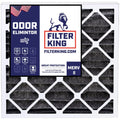17x25x1 | | Furnace 25 17 IN x Filters Filter A/C Size: Pleated King Filter Air | Carbon MERV HVAC .75" 4-PACK Actual | 8 x USA MADE