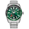 Disney Stainless Golfing Watch Men's - Mickey Citizen Mouse Steel AW1595-78W Eco-Drive