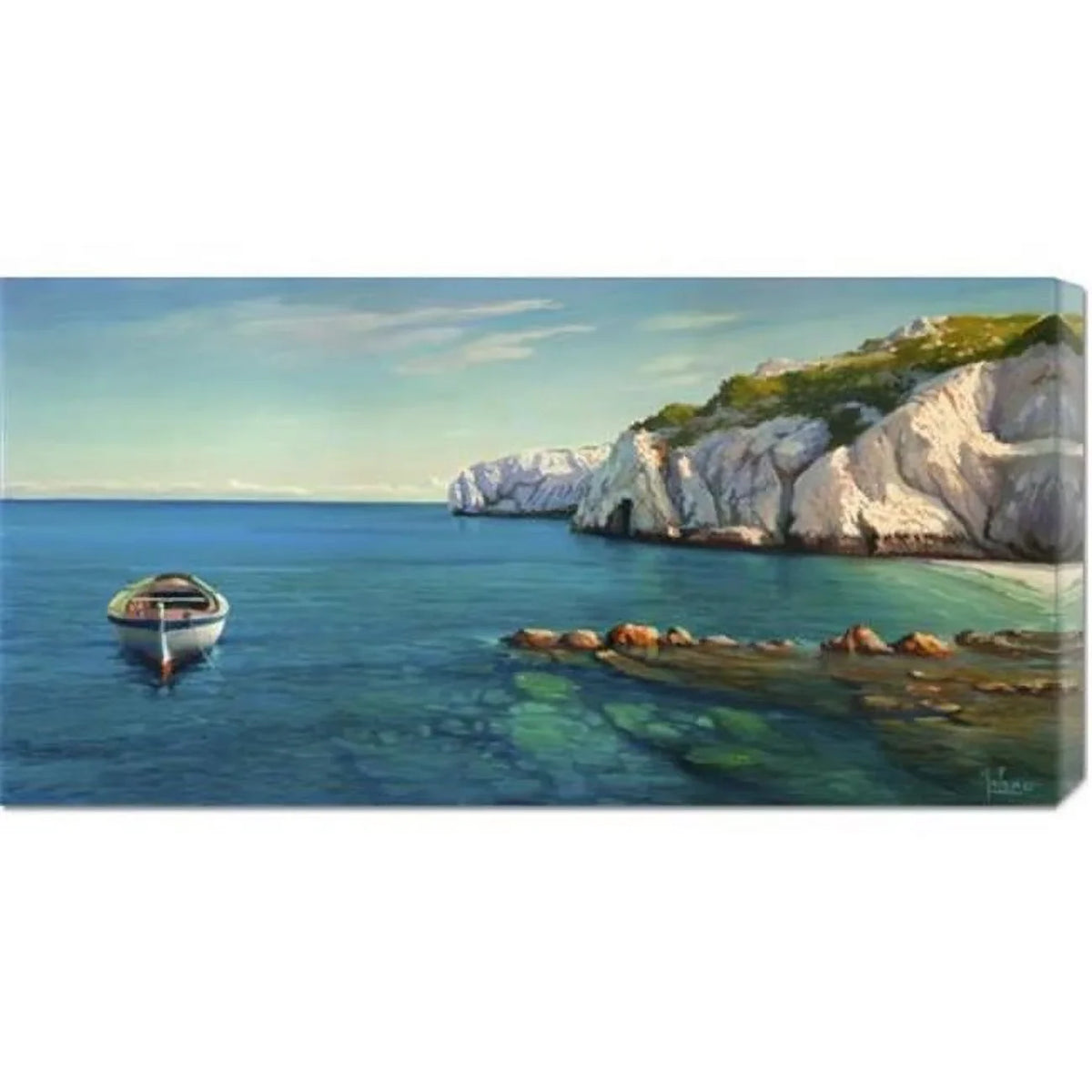 Stretched Galasso Adriano mediterranea' 'Caletta Canvas