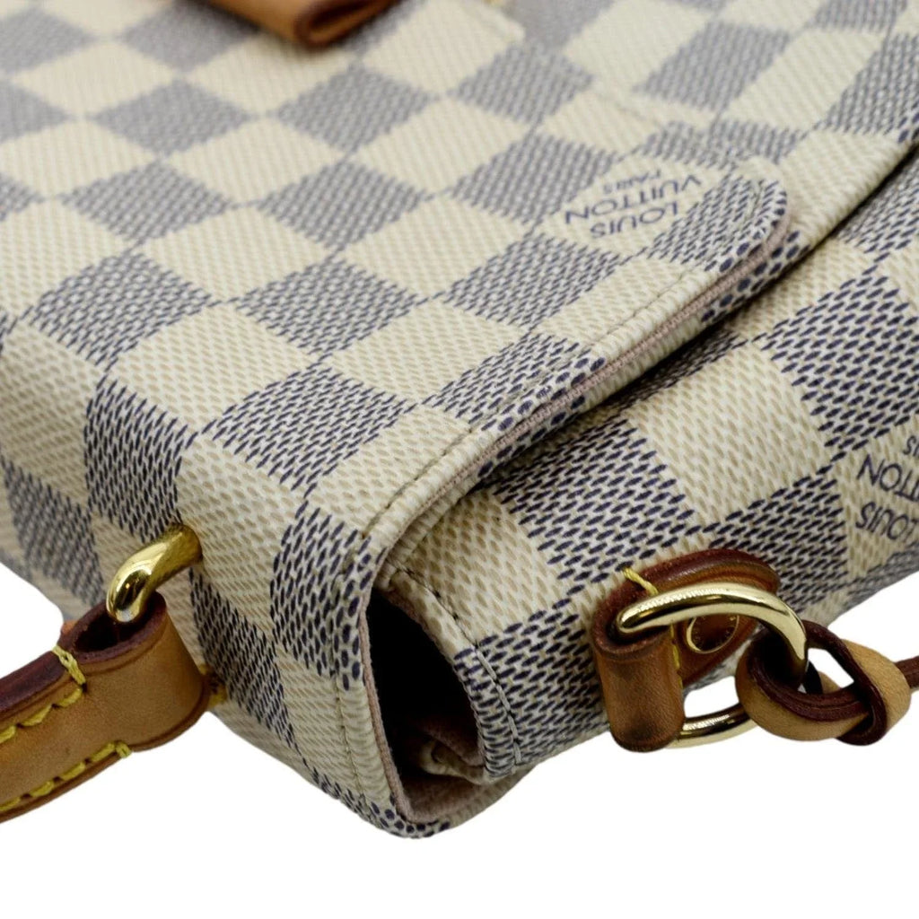 Azur Satchel White Croisette Damier Bag Pre-owned Crossbody