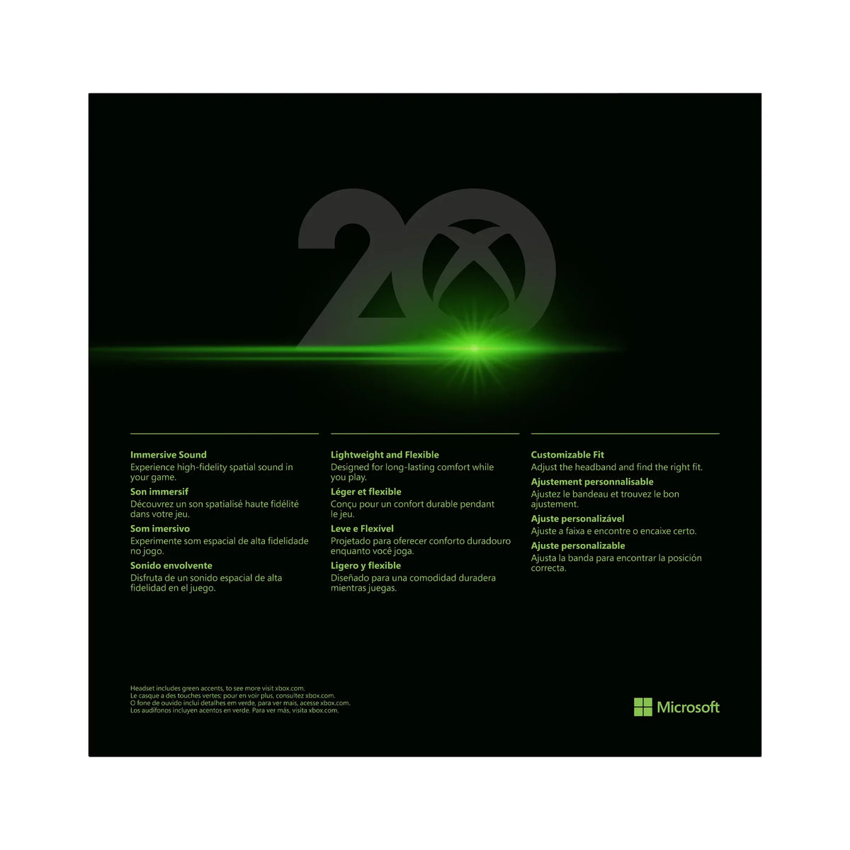 '- Anniversary Stereo SE Xbox Headset 20th