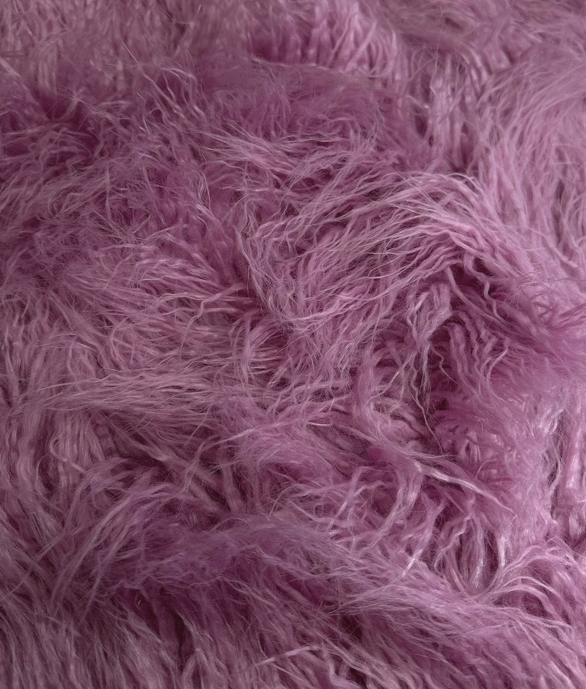 Continuous FUR Faux (Dusty 3.5" Cosplay LONG Per Yarn Pile Fake Yard 2.3oz Sold Japanese Craft, Yak Retardant Sewing CURLY Yard / 58" Wide by Fire Rose)