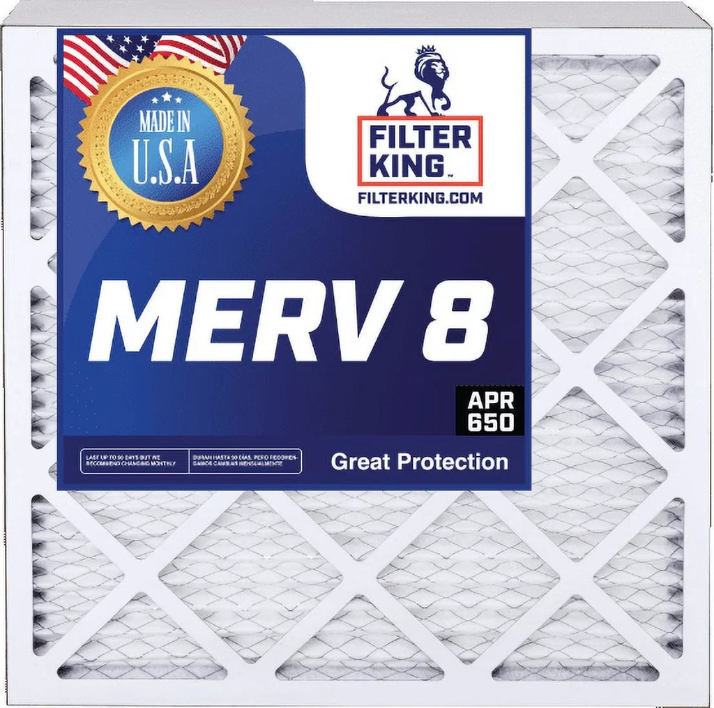 13.5 4-PACK Filters x Furnace Air 14x28x0.5 MERV | MADE Pleated Filter Actual A/C | HVAC Filter | 27.5 IN USA Size: 8 0.5" | King x