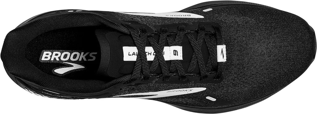 GTS Men Black/White 10 9 Running Shoe s Supportive Launch Brooks