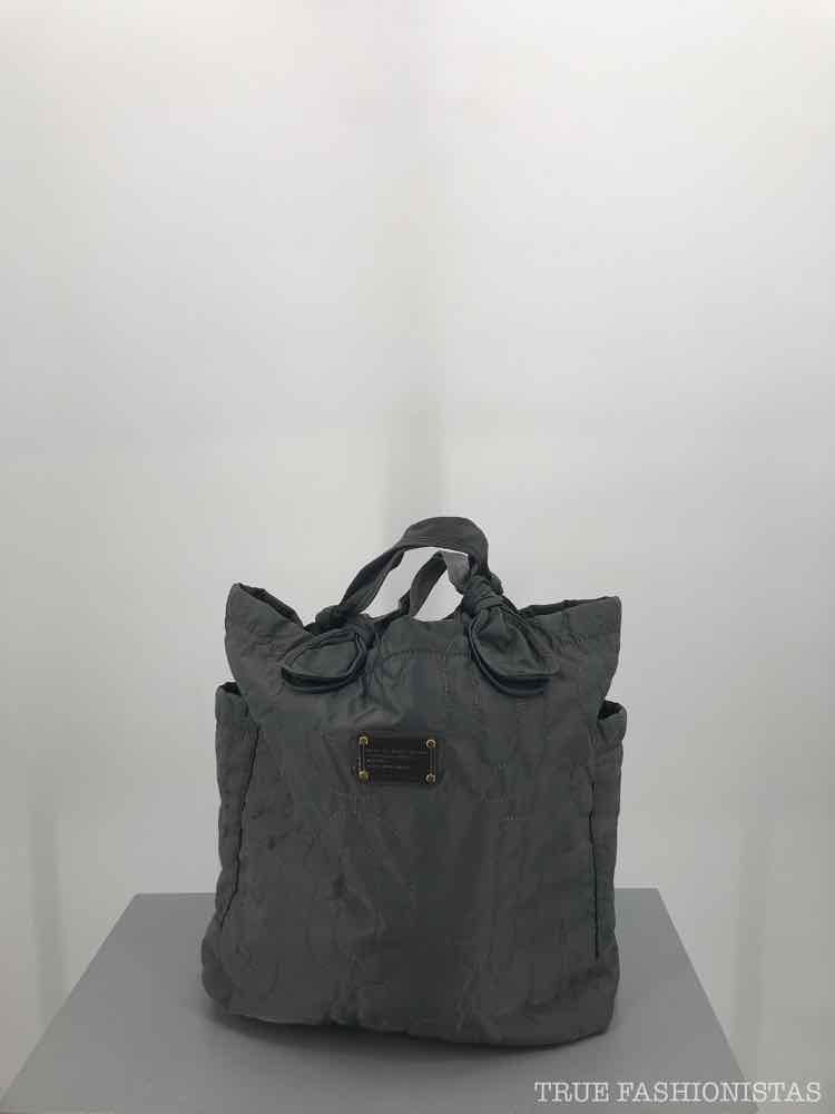 By Jacobs Tote Monogram Marc Tote Marc Bag Grey Pre-Owned