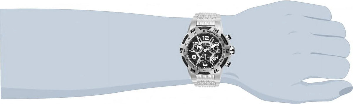 Invicta Carbon Watch Men's Fiber Black 25285 Chronograph Speedway Dial