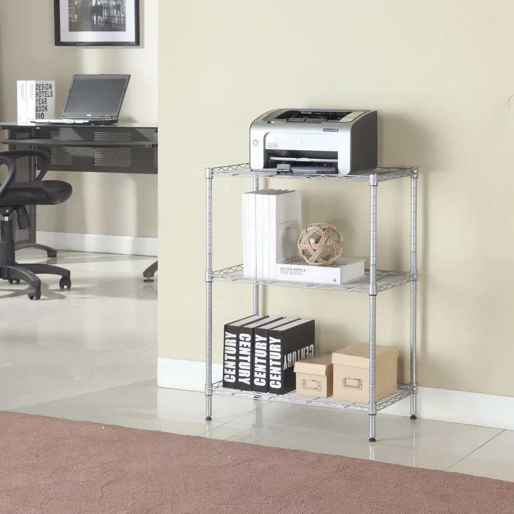 Ktaxon Organizing Steel Adjustable Tier Organizer Heavy Multiuse Shelf Rack Duty Wire 3