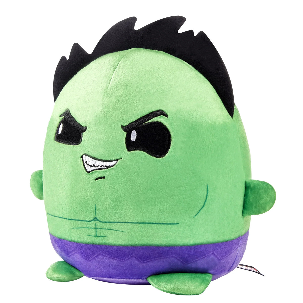 Plush Character, 3 Marvel Up Years & Soft 7-in Pillow Hulk Rounded Doll for Cuutopia