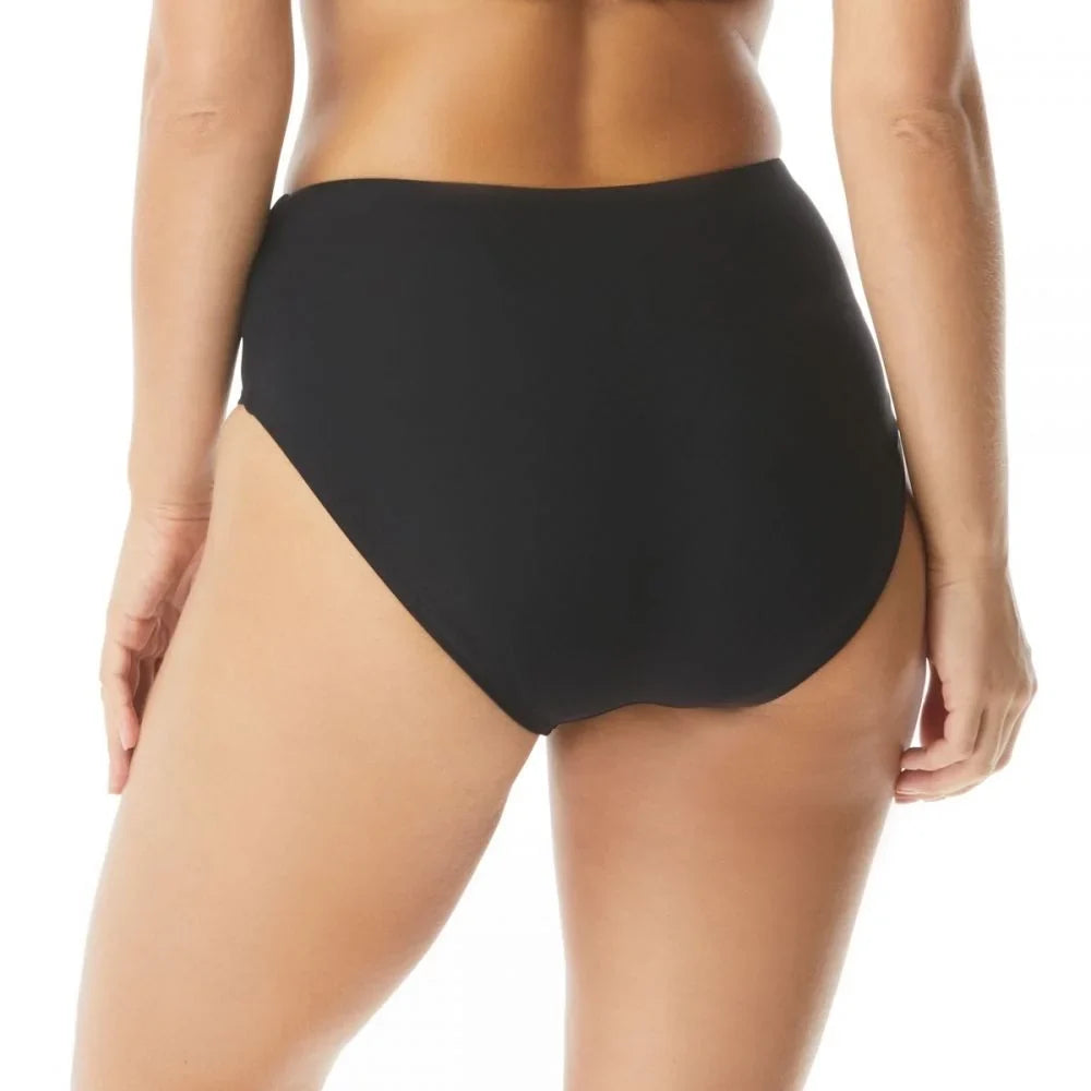 Waist Bottoms Swimsuit Reef Women's Contours High Black Size Bikini Coco Large