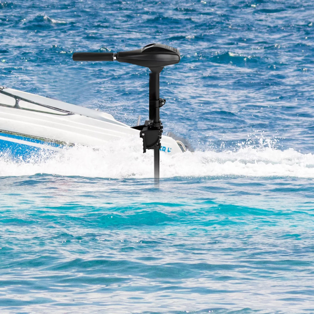 Brush Electric Saltwater Kayak Boat for LOYALHEARTDY Fishing Trolling Engine Outboard Motor Motor Inflatable Boat 58lbs