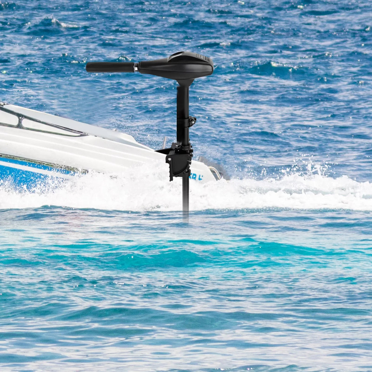Brush Electric Saltwater Kayak Boat for LOYALHEARTDY Fishing Trolling Engine Outboard Motor Motor Inflatable Boat 58lbs