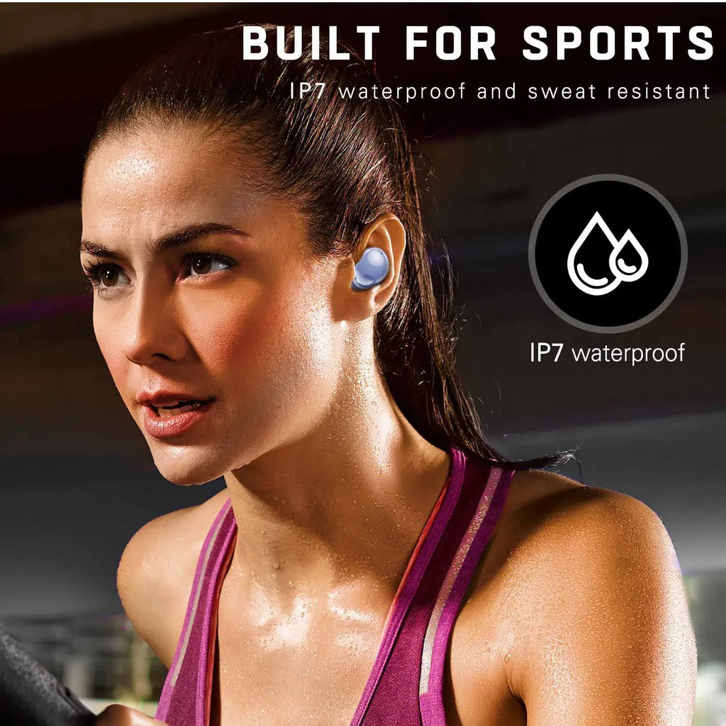 Purple Buds Street Version) Sound, for Wireless, Case, Amethyst Resistant (US Water - True Earbuds HD Charging UrbanX Smart Isolation, Noise 2 Pro Quality Infinix Bluetooth