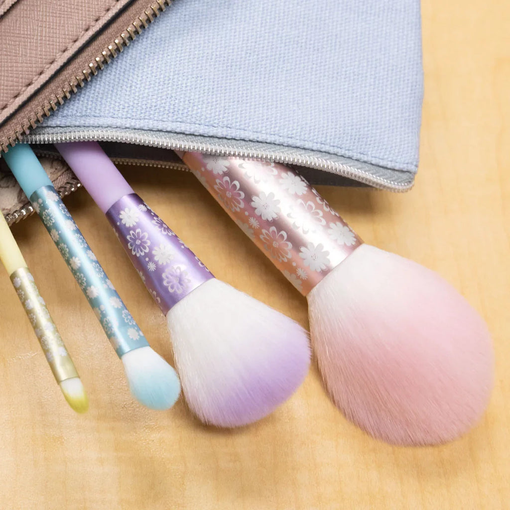 Posh Includes Pointed Brush Pastel Complete Makeup Face Highlighter, Shader Moda Set, Blush, 5pc and Makeup Brushes Brush