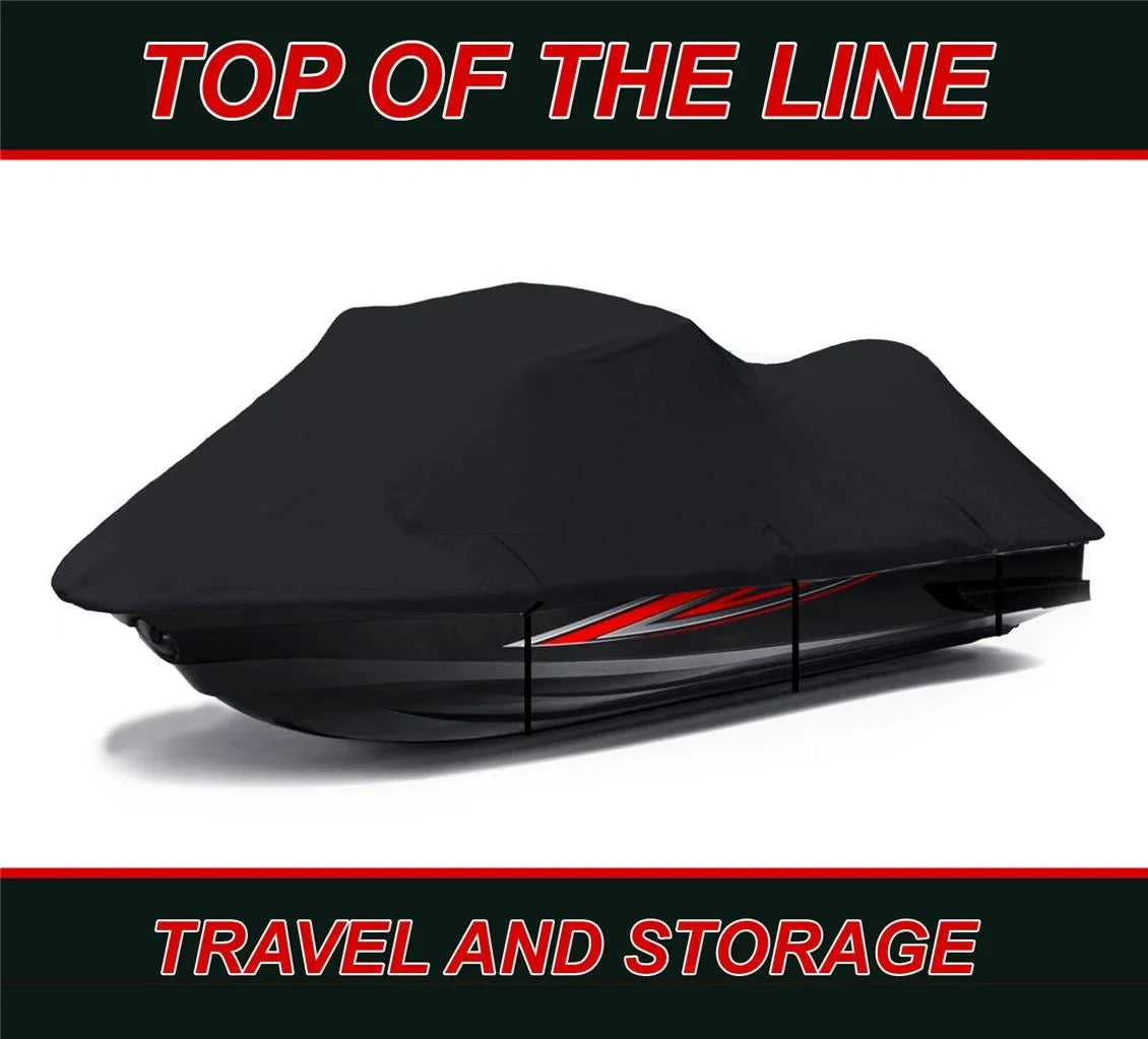 600 2001 Jet 2000 1999 2002 Cover 2005 Cover 130 DI Kawasaki Watercraft 2004 JetSki DENIER 1998 ULTRA for 2 Compatible Seater Ski BLACK 2003 150