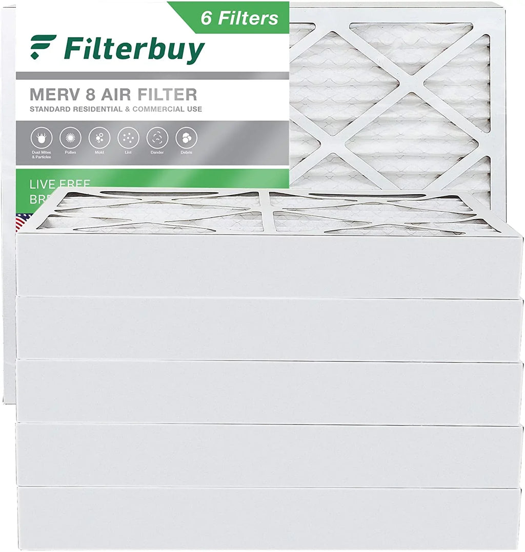 Pleated 8 HVAC Furnace MERV (6-Pack) 18x24x4 Air Filterbuy Filters AC