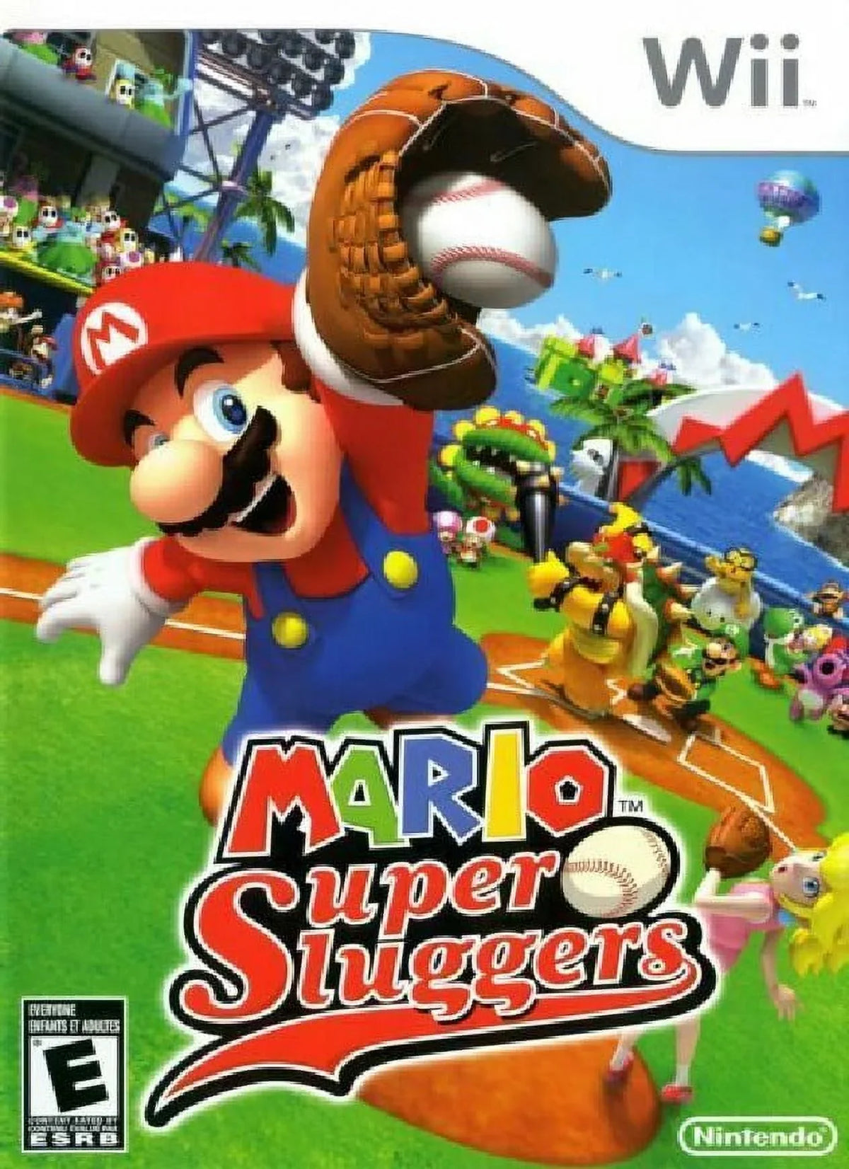 2008) Game Baseball Sluggers (Refurbished) Mario Restored Super (Nintendo Wii,