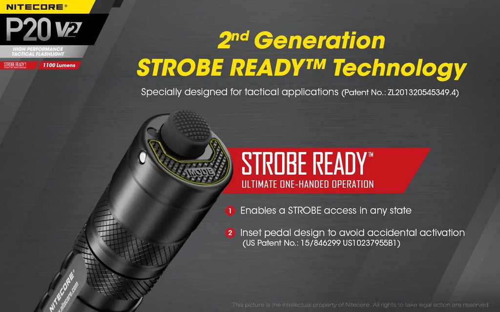 '- XP-L2 LED V6 1100 w/NL183 CREE Cord P20 - +Free Lumens Combo: Tactical Nitecore UI1 Flashlight Eco-Sensa V2 Battery, USB Charger