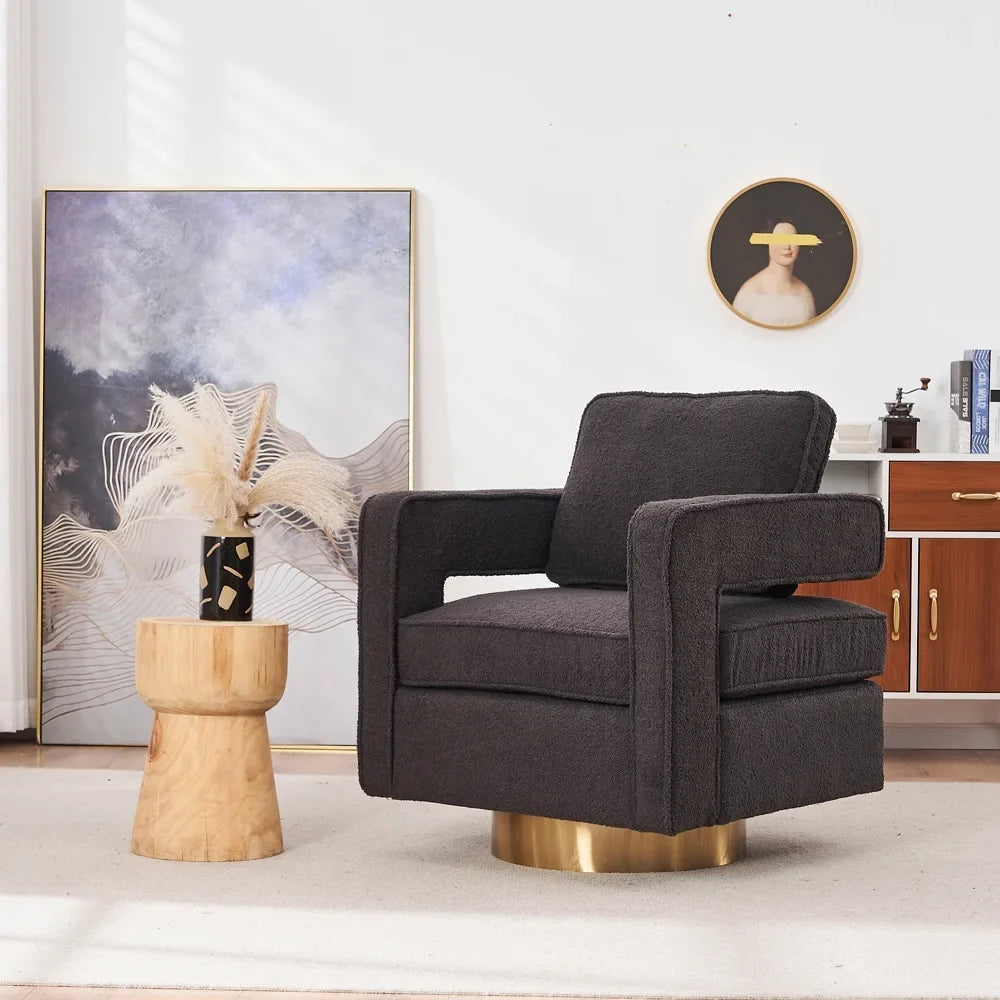 Nursery, Sofa Chair Swivel Living Arm Single Swivel jx Chair, Room,360 for Degree Office Leisure Club je Barrel Small Yone Chair for Bedroom, Hotel, Modern Accent