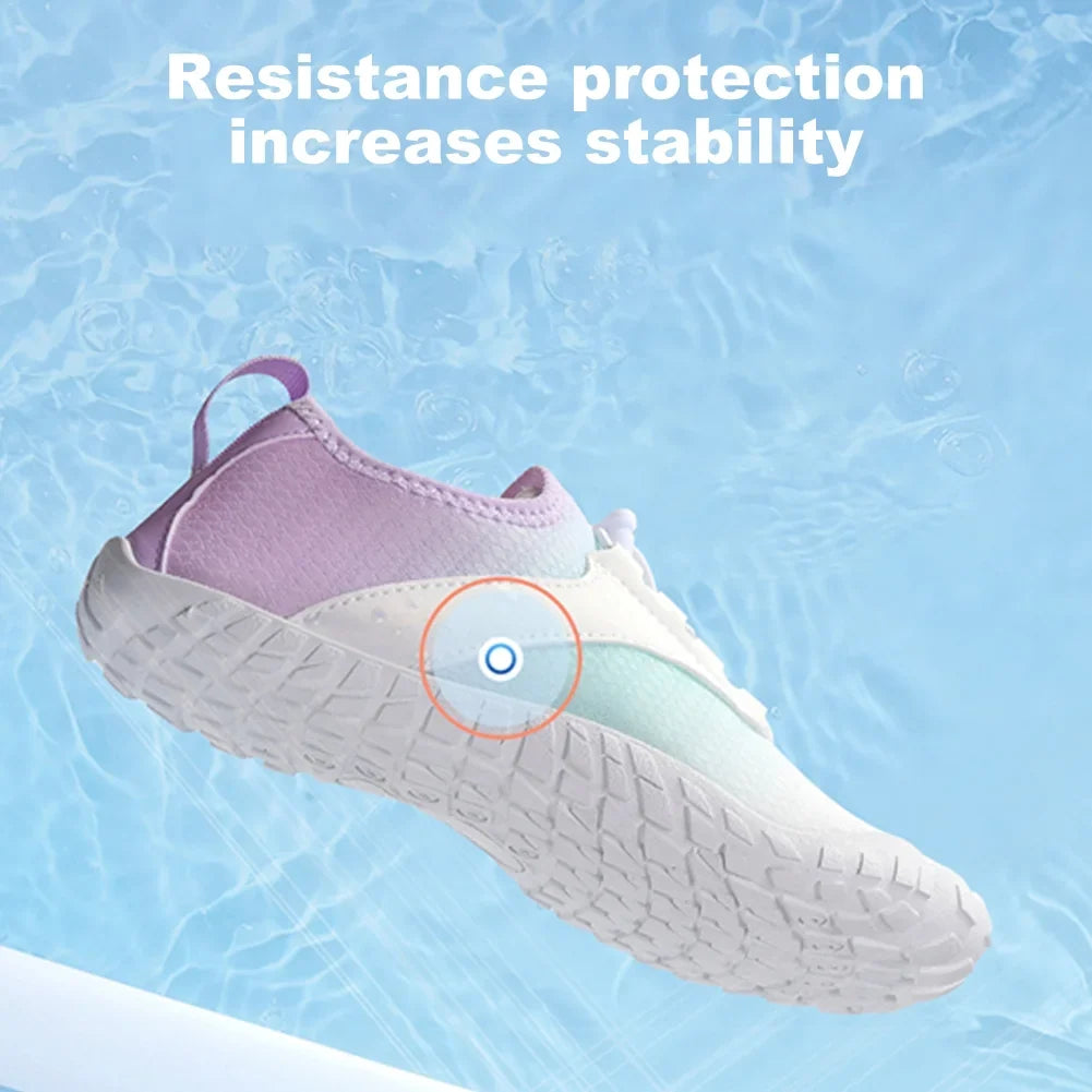 Non-slip (39 Men for SunyaMood Women Shoes Purple) Beach Barefoot Quick Water Shoes Dry