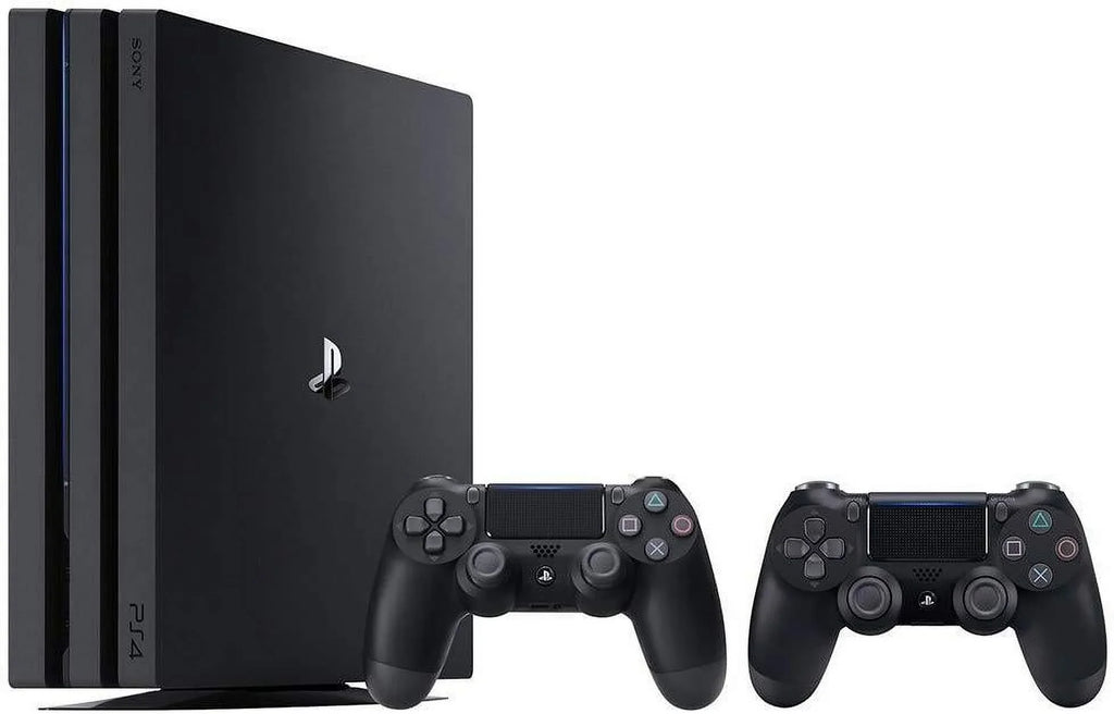 Black Bundle Jet - and Extra Console Controller PS4 4 Dualshock Wireless Pro Pro (2 1TB PlayStation an Items): Console 4 PS4