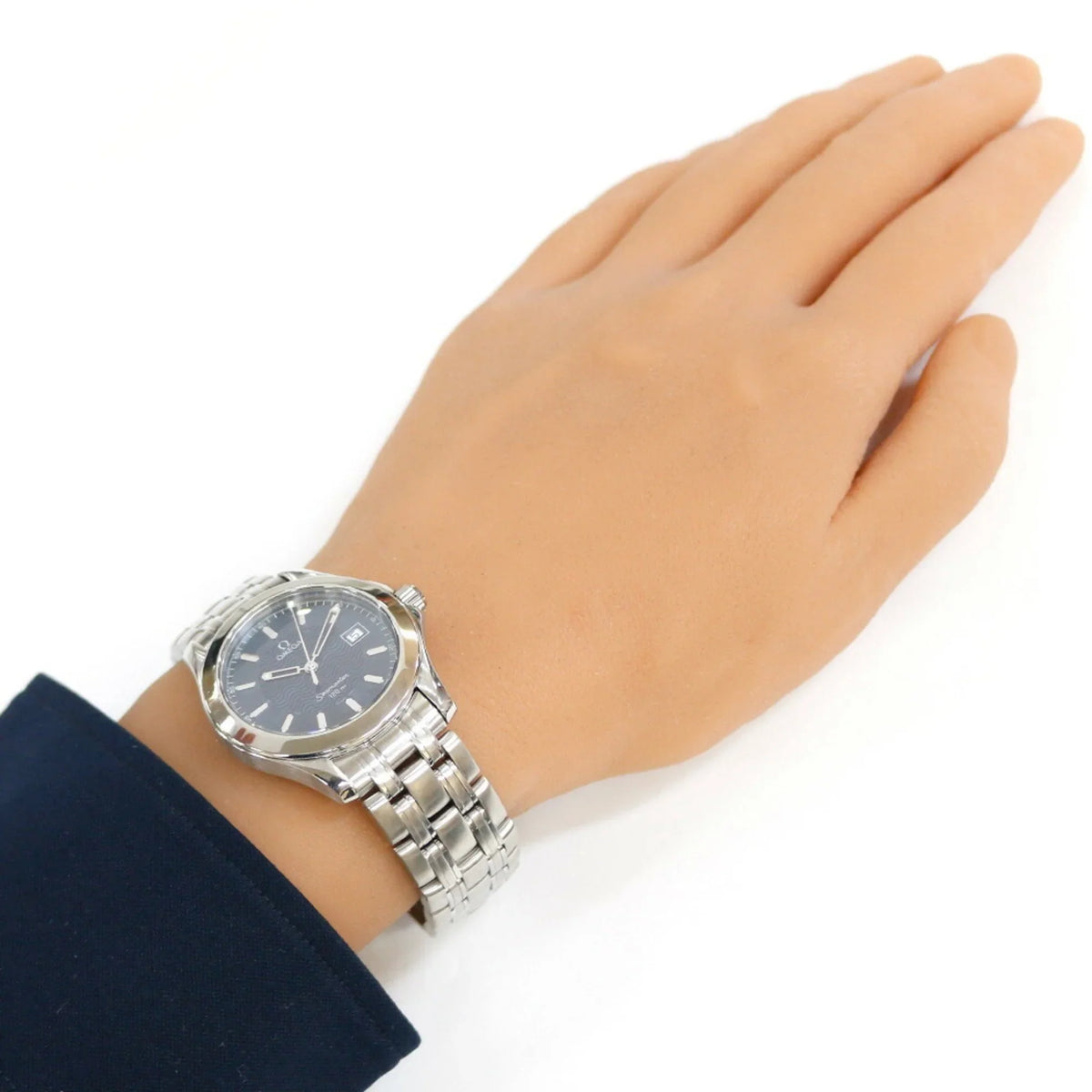 Men's Quartz Seamaster Steel Watch Stainless (Good) OMEGA 2581.80 Omega Pre-Owned 120M