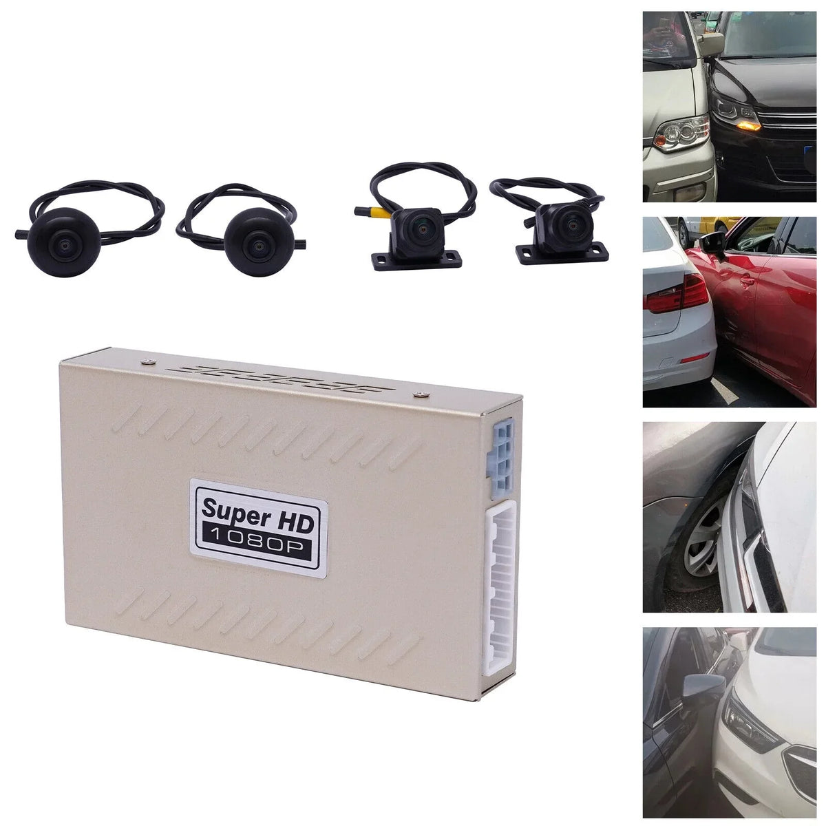 DVR Camera Recorder Image 360° Video CMOS Cam Sensor FETCOI Car Lens Dash Rear