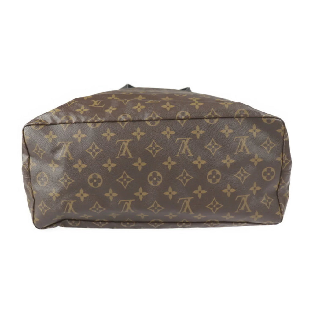 Pre-Owned Macassar Tote Monogram Collaboration Fujiwara Fragment Bag Brown (Good) Hiroshi Cover Black M43416 Light