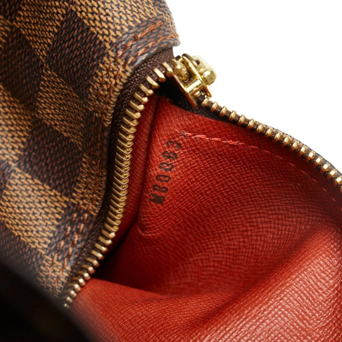 Pre-Owned Handbag N51303 Women's PVC Ebene (Good) Brown Damier Leather Papillon