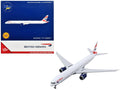 Aircraft Striped GeminiJets by with Commercial Boeing 1/400 Tail White Flaps 777-300ER Diecast with Model Down Airplane