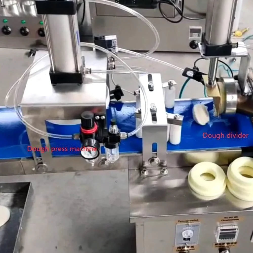 Pastry Cake Full-automatic Machine and 110V Press Dough Pizza Divider PreAsion Dough