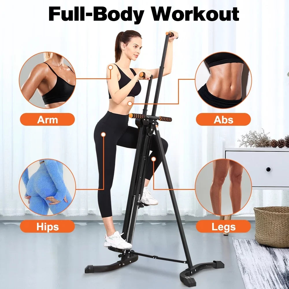 Sports 5 Gym Display Relife with Levels Exercise Home for Vertical Climber Adjustable Machine LCD