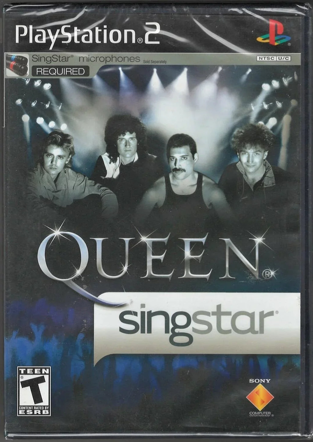 Sealed Playstation-0711719764328 (Brand SingStar Factory Only) (Game Version) Queen PS2 US New