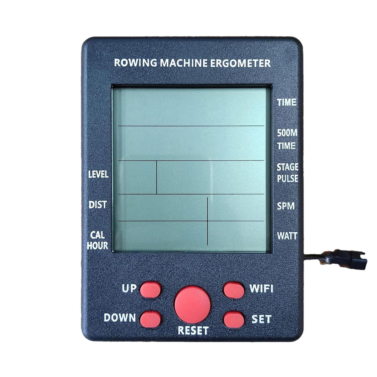Part Water Rowing Resistance Monitor NEW Install Easy Lightweight Counter Bike 2024 Replacement Machine to Exercise Speedometer