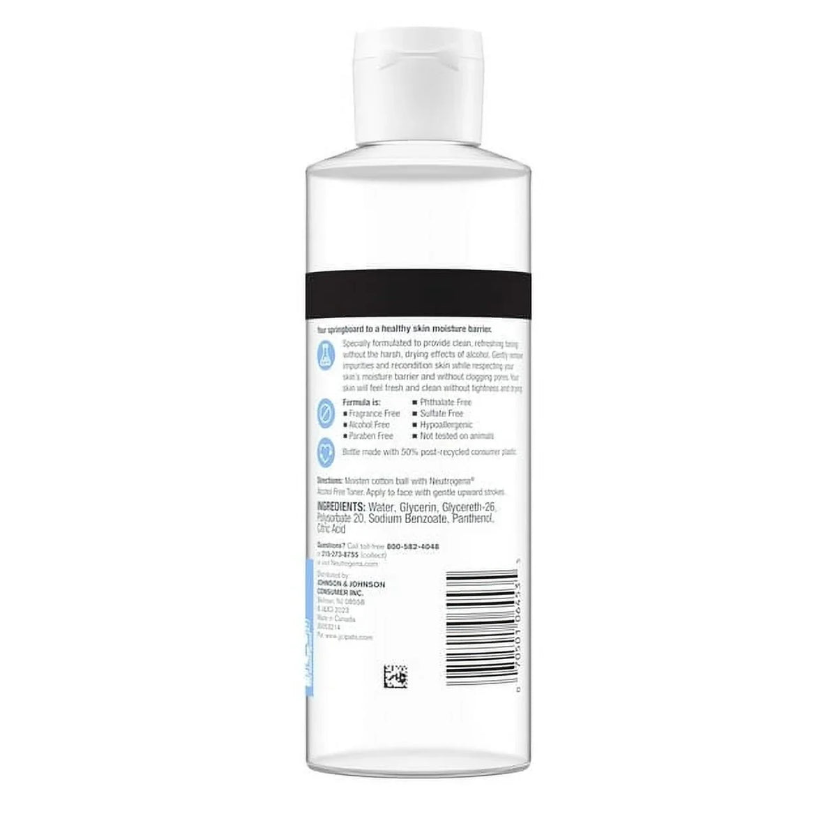 8 Neutrogena, Alcohol-Free fl of Toner, Pack 2 oz