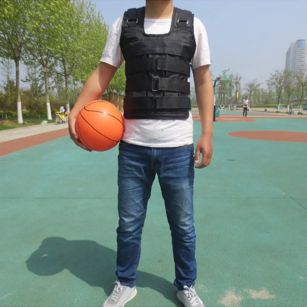 Cloth Weight Strength (Empty) Vest Exercise Weight Oxford Adjustable Training Tomfoto Weighted Max Loading 50kg Loading Jacket