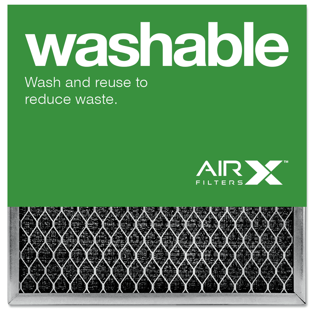 Mesh 1 Basic Filters Duty Filter to Permanent Air Filter 12x12x1 Heavy Steel Filtrete 1-Pack MERV Washable Replacement Filter, Replace AIRx