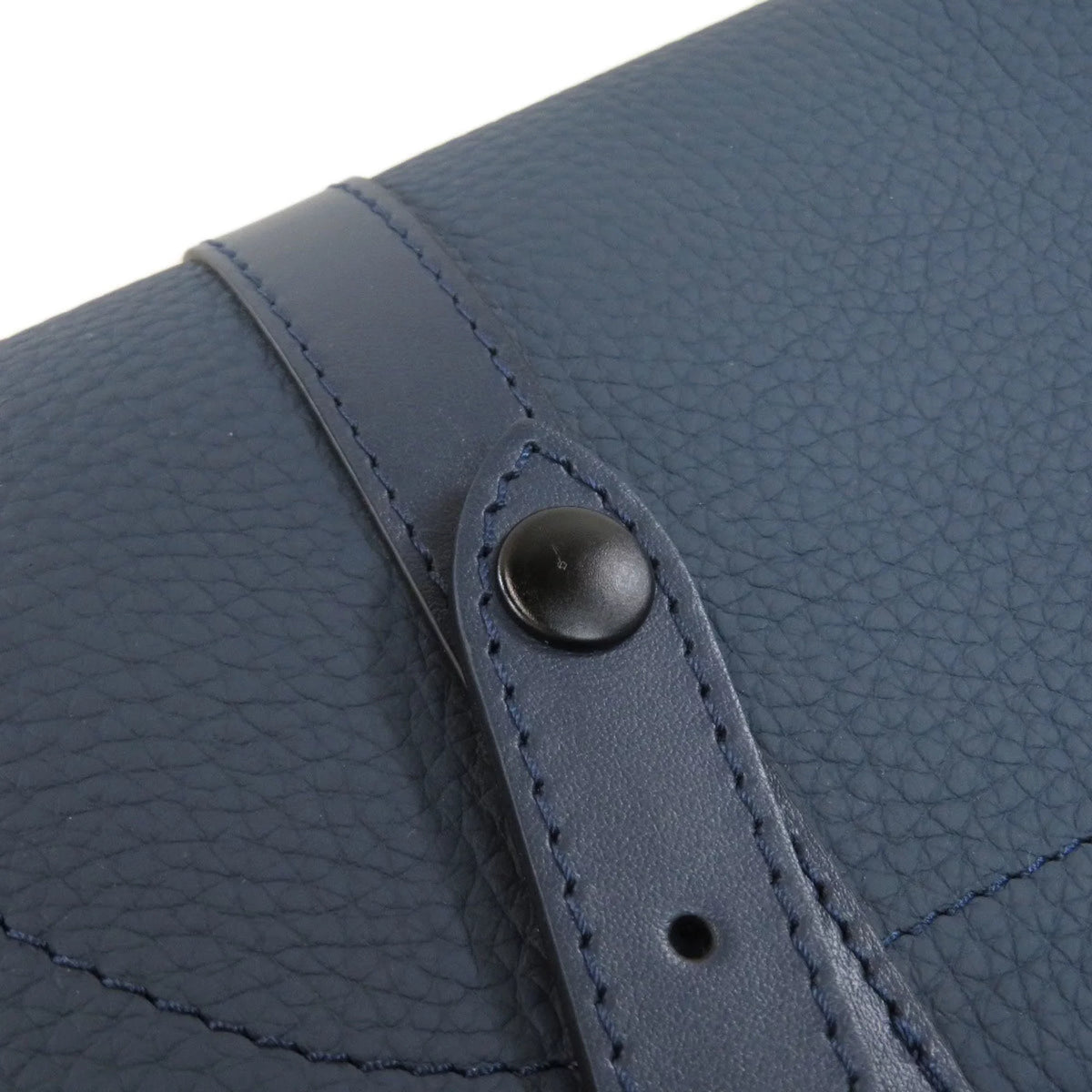 Christopher M58475 Taurillon Leather Shoulder Pre-Owned Bag (Good) Men's