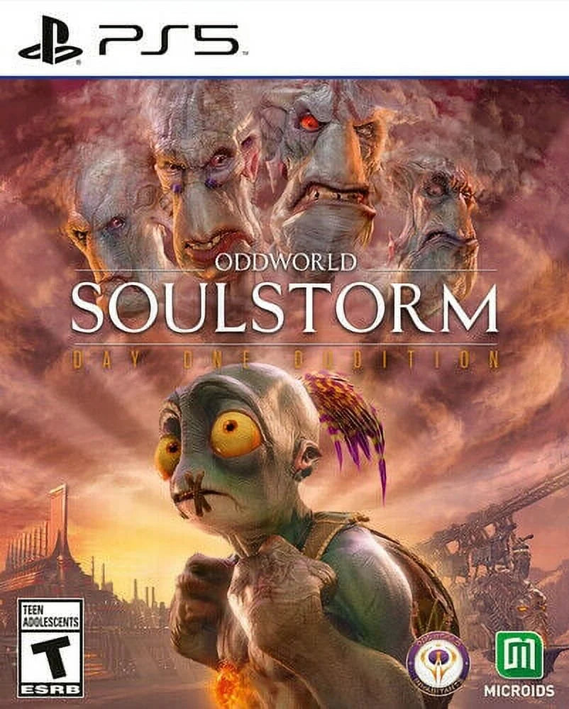 5 Game] Day for [New Soulstorm Video PlayStation Oddworld: Playstion One Oddition