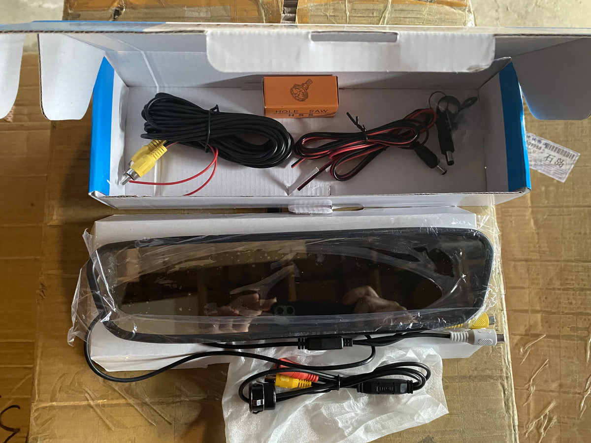 Back W Ignition Up 4inch Camera, Camera, Rear View Hold Bracket Coil Mirror Wires JPH-4C303 To Canadamotorking 4AMCA