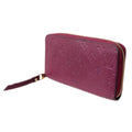 Amplant Monogram Zippy Pre-Owned Cherry Wallet (Fair) M68571 Berry Long