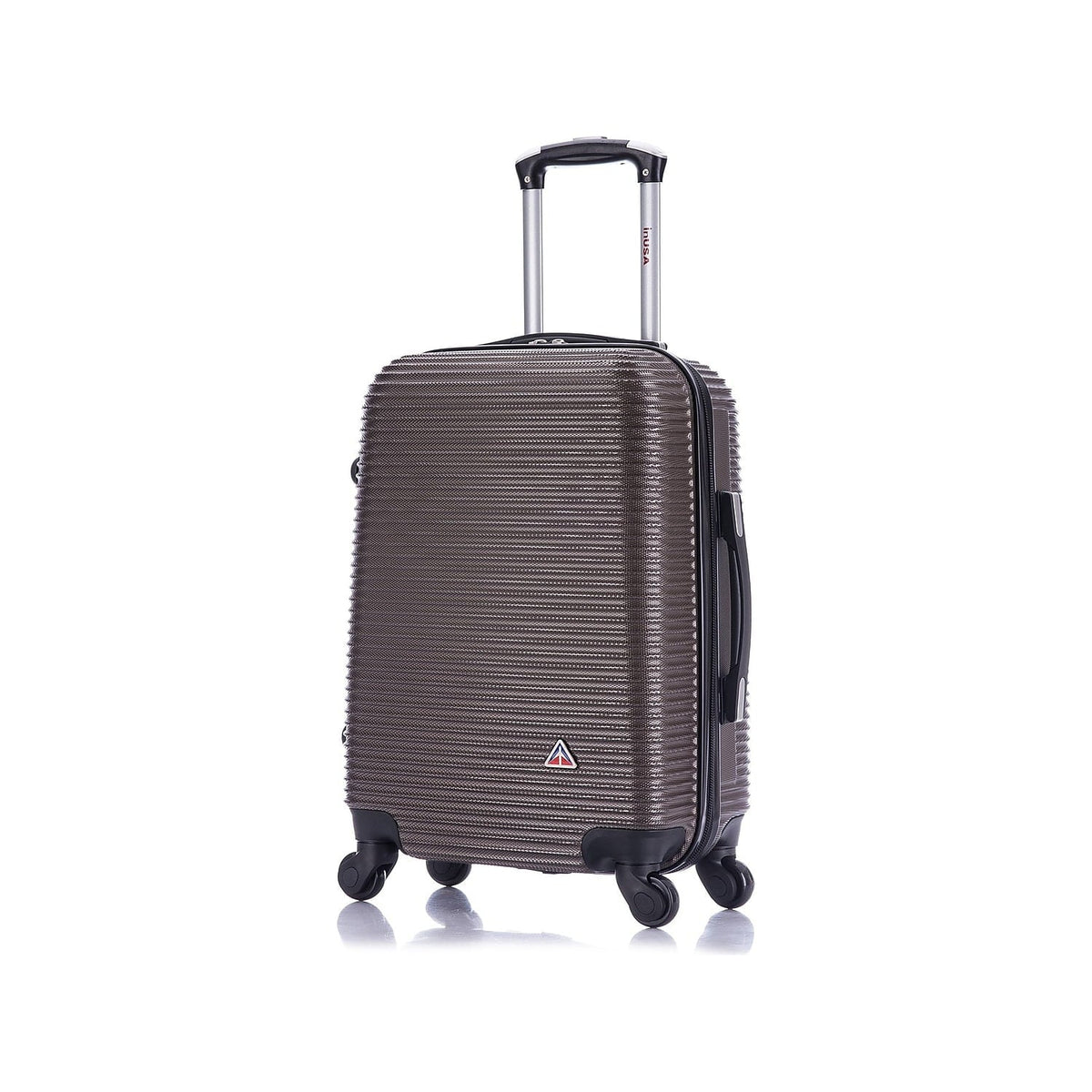 Royal Carry-On (IUROY00S-BRO) InUSA Luggage Brown Plastic PC/ABS