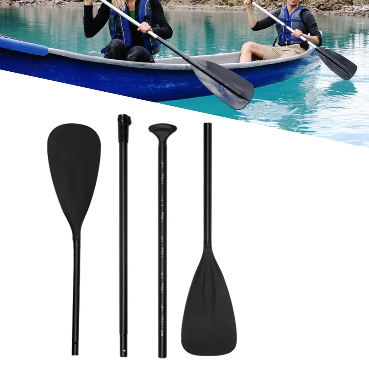 Paddle Rafting Accessories Boating Paddles Board Boat Tnarru Head Sport s for Boat Double Inflatable Paddle Water Detachable