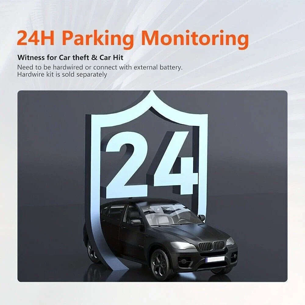 Support WiFi VVCAR Night 32G G-Sensor, Max, Loop Free Dash 128GB Vision, Cars Recording, 2.5K Camera Dash 1440P for Car Cam Card,